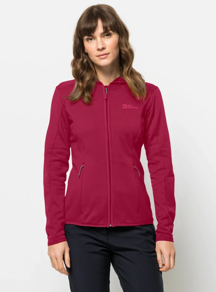 Jack Wolfskin Baiselberg Hooded FZ W cranberry ab 62 40