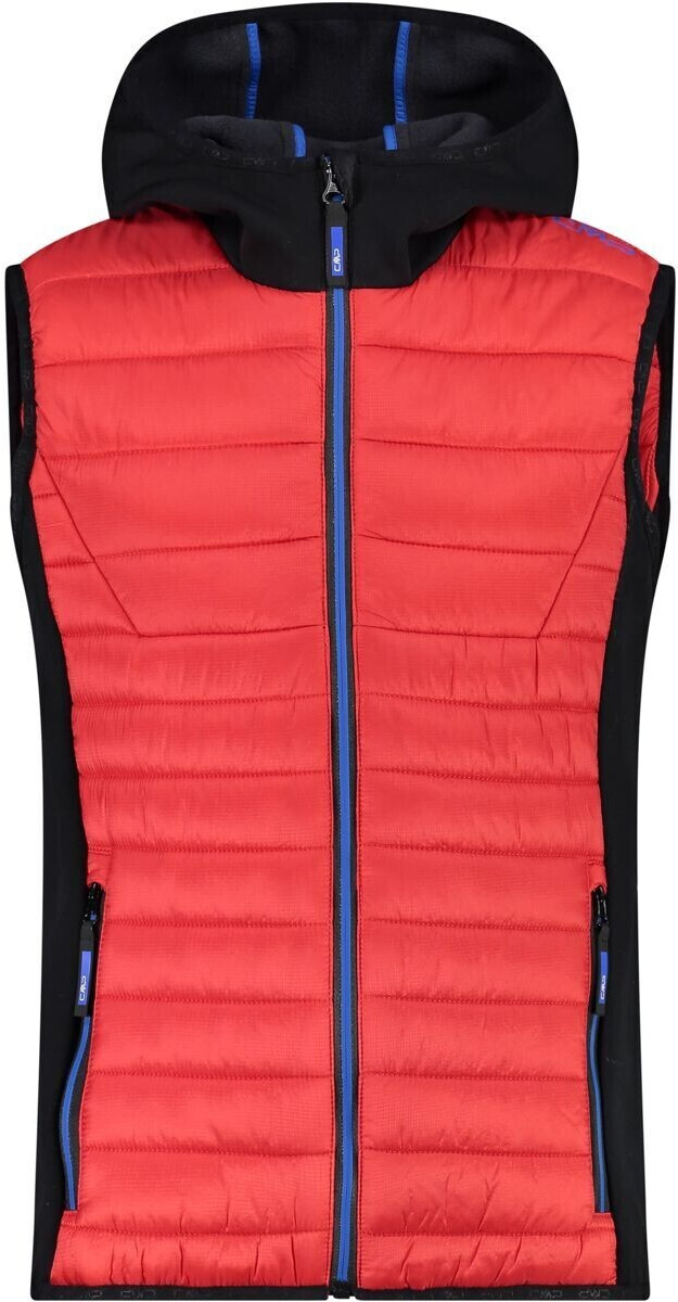 CMP Boy's Hybrid Vest with Ripstop (32Z3974) ferrari