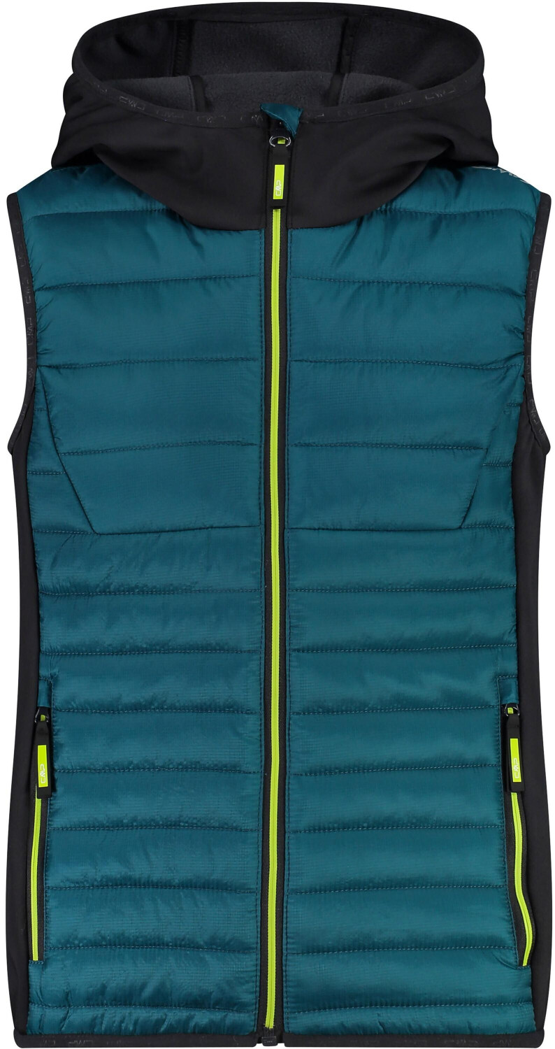 CMP Boy's Hybrid Vest with Ripstop (32Z3974) dark green