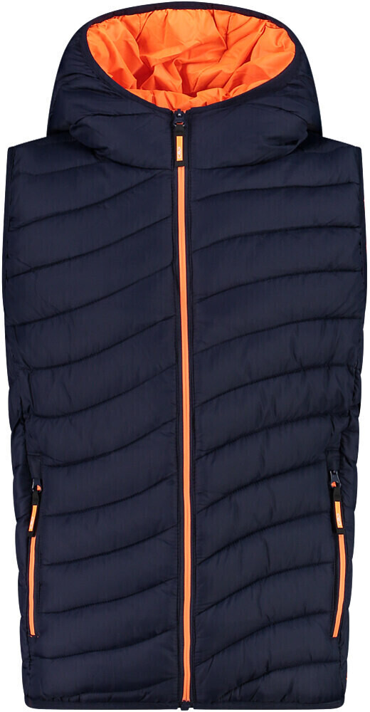 CMP Boy's fix hood padded vest (32Z1024-N950) blue