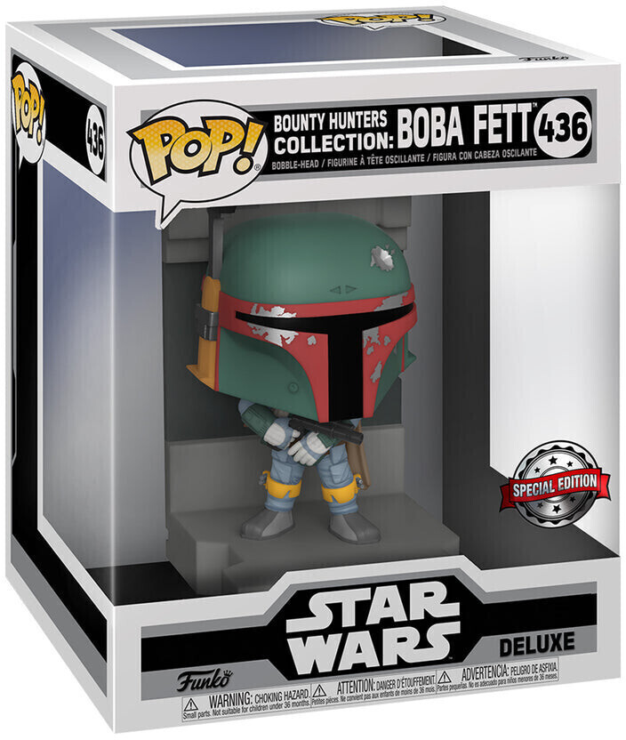 Photos - Action Figures / Transformers Funko Pop! Star Wars Deluxe Bounty Hunters Collection - Boba Fett 
