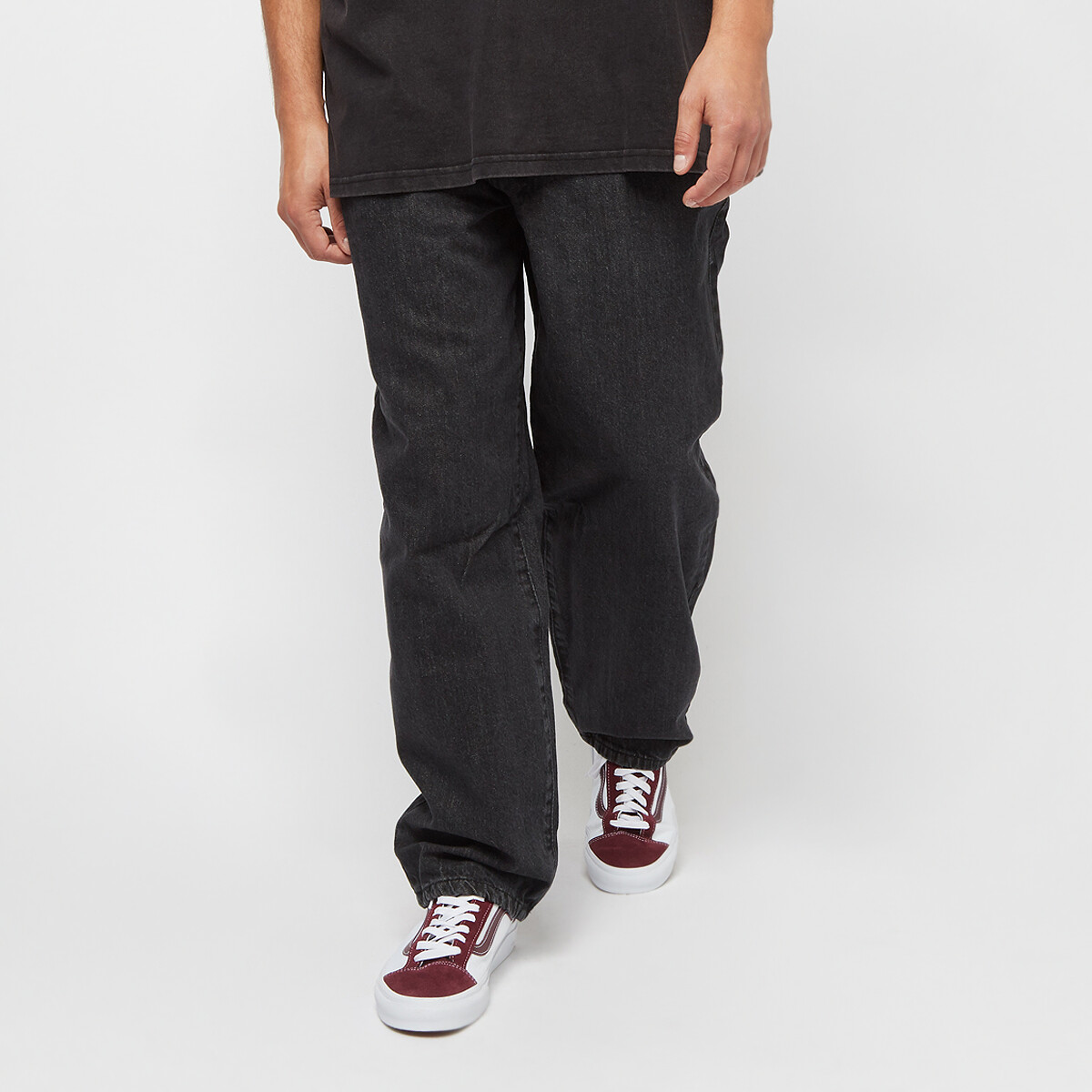 Urban Classics 90's Relaxed Fit black acid washed