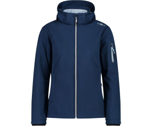 CMP Softshell Jacket Zip Hood Women (39A5006) blue ink/cristal blue ab  51,49 € | Preisvergleich bei