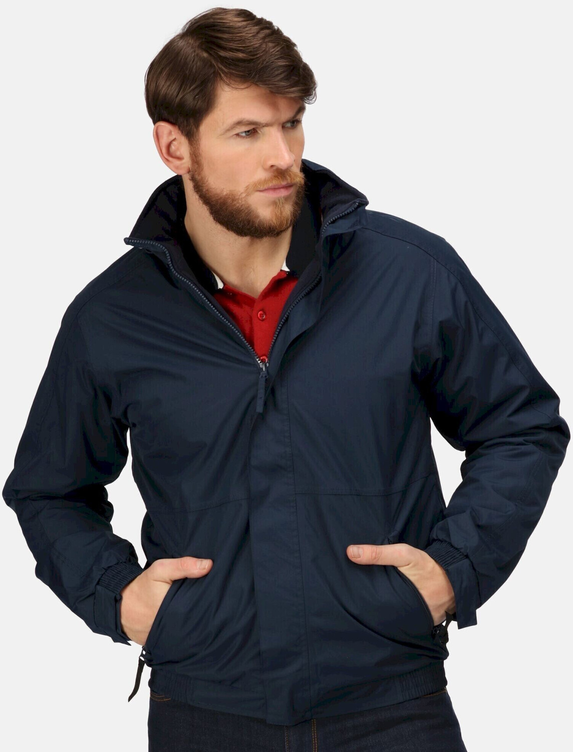 Mens lined top waterproof jacket