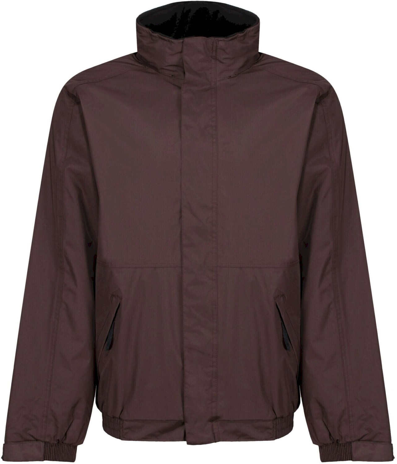 Regatta Men's Dover Fleece Lined Waterproof Insulated Bomber Jacket (TRW297_3ML) otter/black