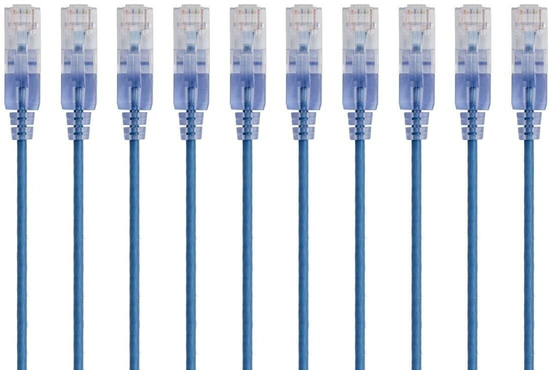 Monoprice Patchcable CAT 6a 1,5m Blue