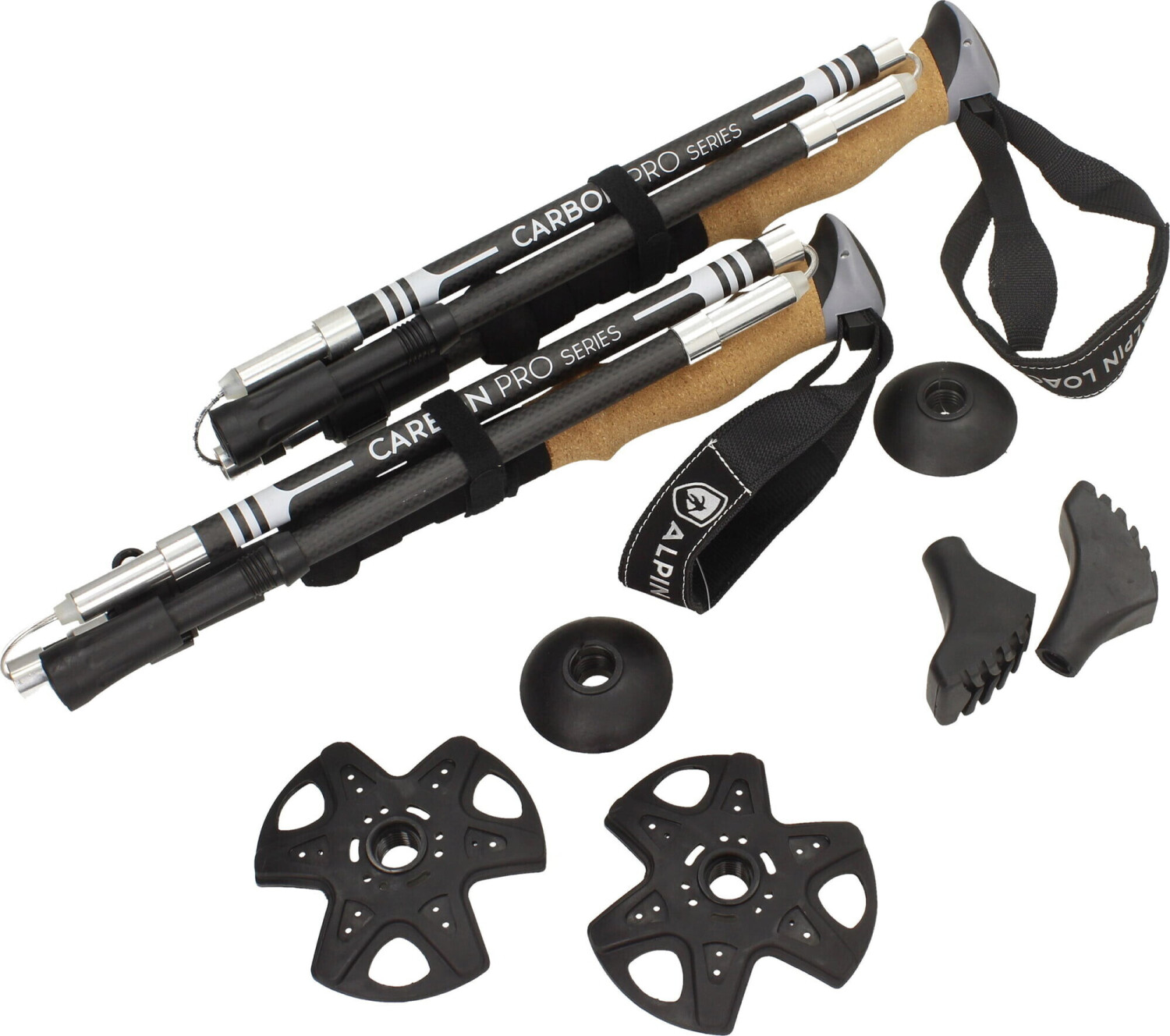 Alpin Loacker Carbon Nordic Walking Poles Foldable 2.0