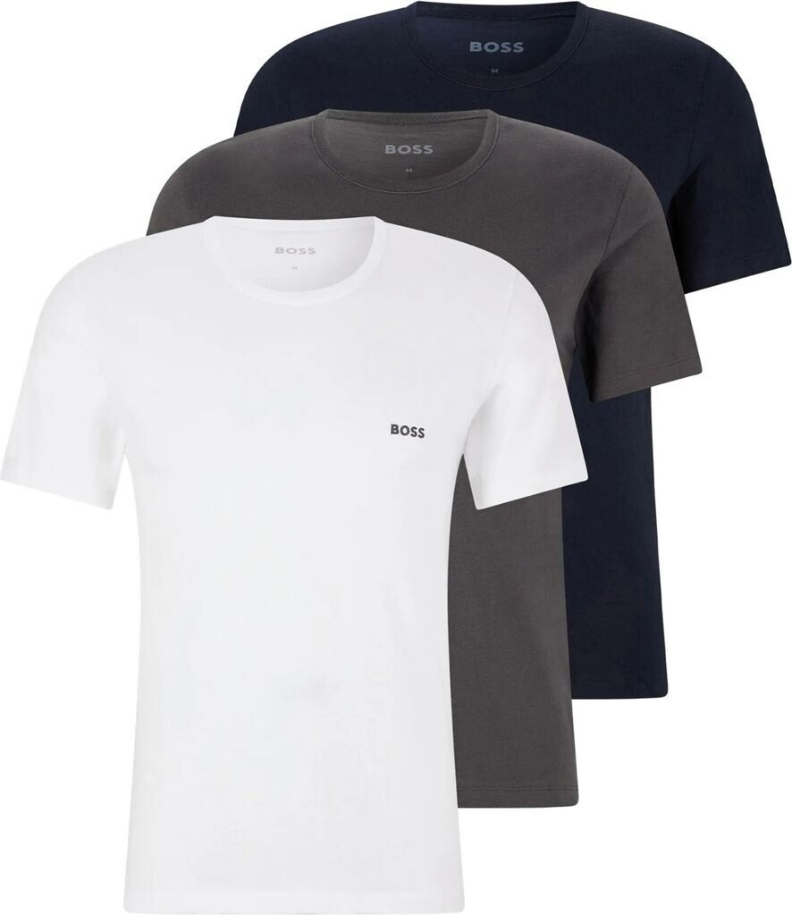 Hugo Boss TShirt RN 3P Classic (50475284-961) Gemustert