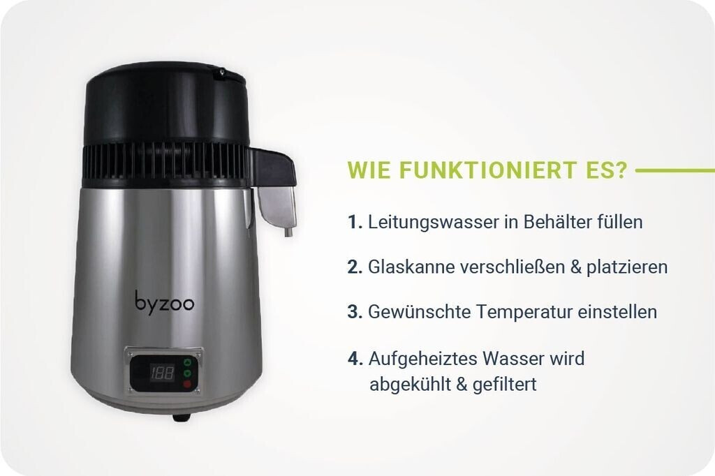 byzoo Wasserdestilliergerät 4L ab 225,00 €
