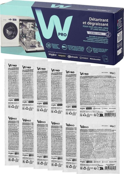 Whirlpool Entkalker Wpro DES131 484000008801 für Waschmaschine Geschirrspüler 12Stk, Bild 3