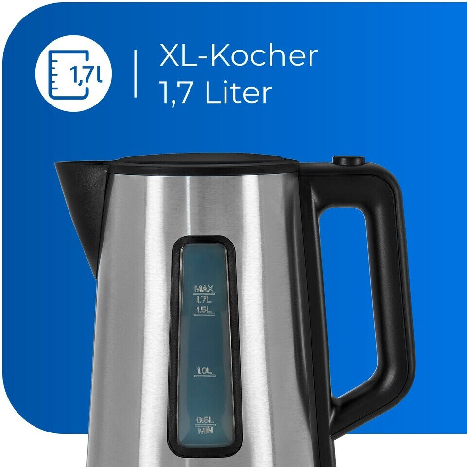 Kabelloser Edelstahl-Wasserkocher izzy Xpress 1,7 Liter im Praxistest –  TestMagazine