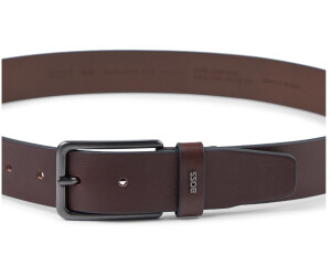 BOSS Leren Riem Met Hb-logo in het Zwart voor heren | Lyst NL