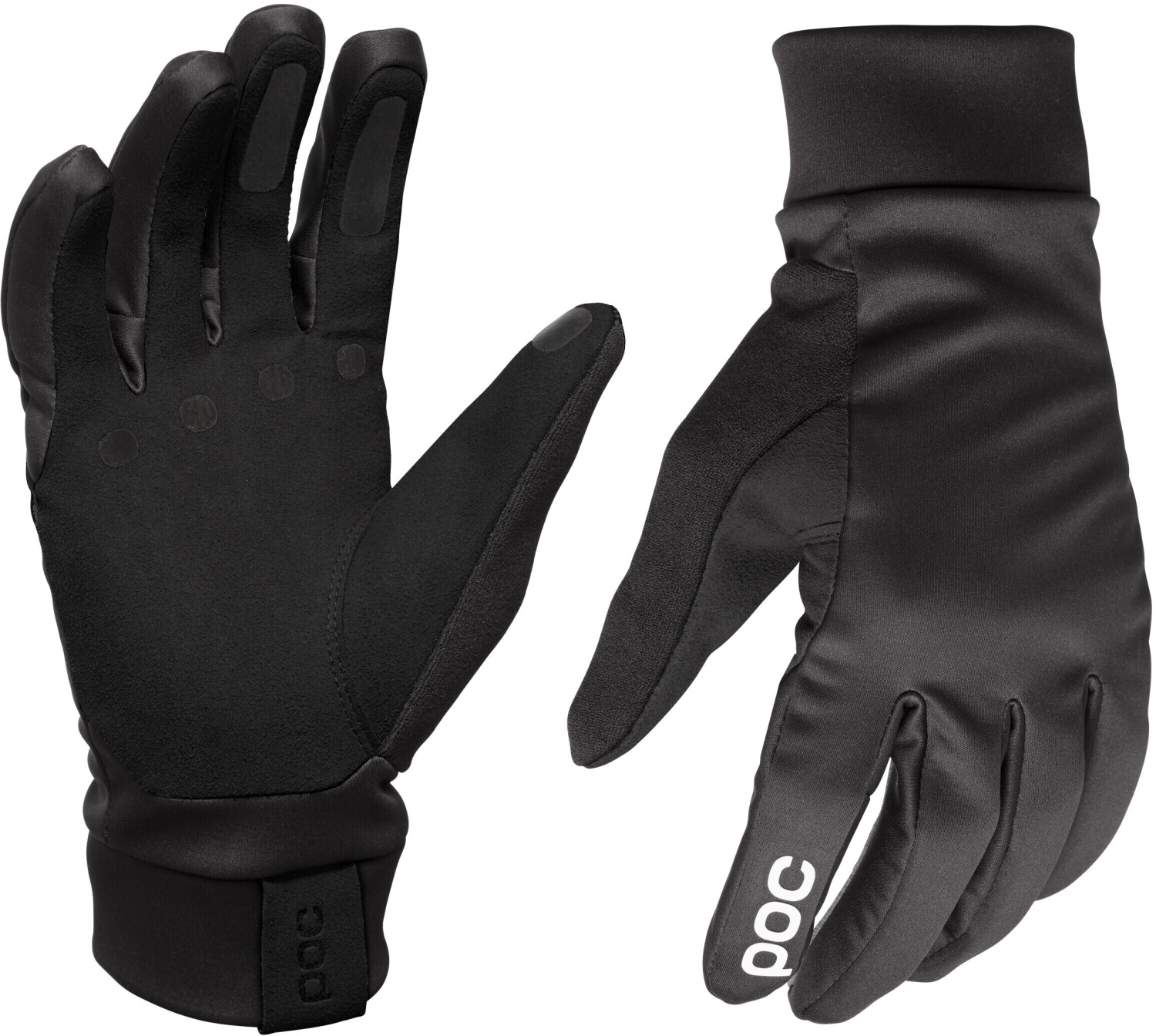 Photos - Cycling Gloves ROS POC POC Essential Softshell gloves Uranium Black 