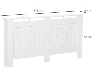 HomCom Heizungsverkleidung 151,5x19x82cm weiß (820-063) ab 74,90