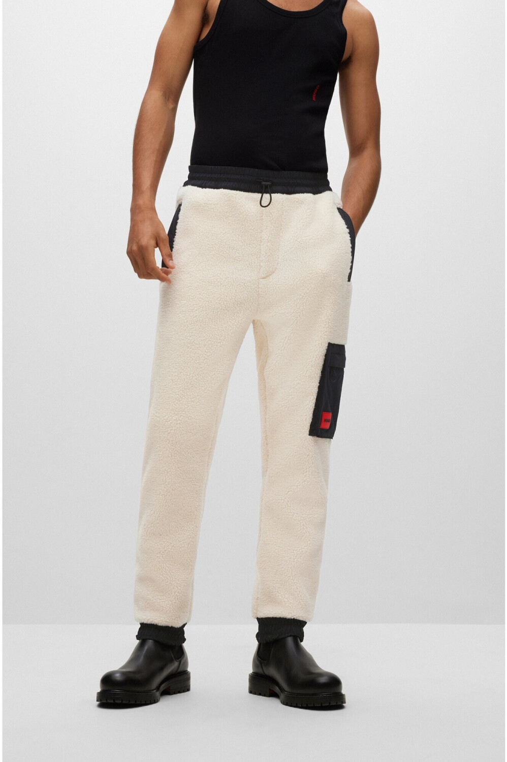 Champion cream online sherpa utility sweatpants