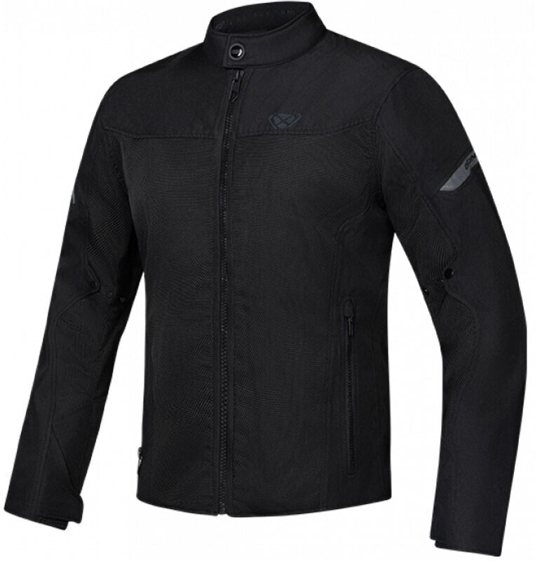 Chaqueta De Moto IXON Ionix XL | Protección Con Armadura, Forro Térmico Extraíble, Versión Negra