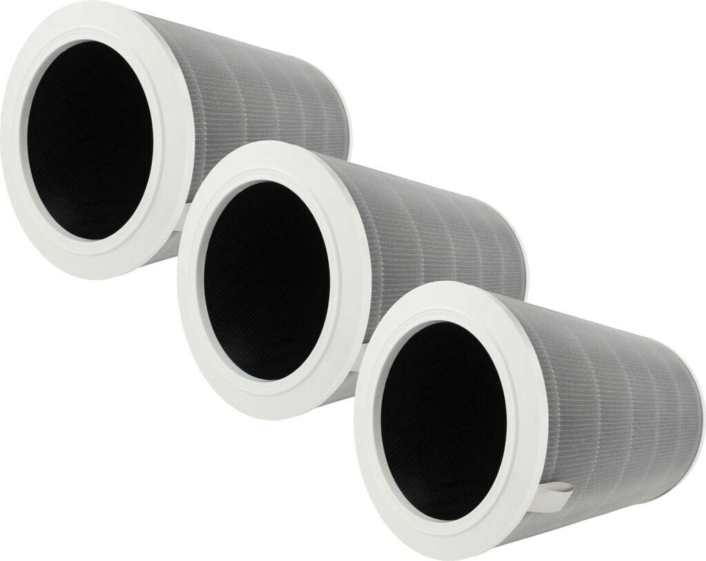 3 Filtres HEPA H11 Pour Xiaomi Smart Air Purifier 4 | Filtre De Rechange | Diamètre 21 Cm, Hauteur 29 Cm