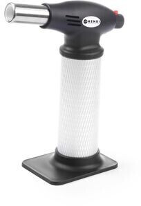 Hendi Flambe burner 198209 Creme Brulee, butane gas burner, silver / black