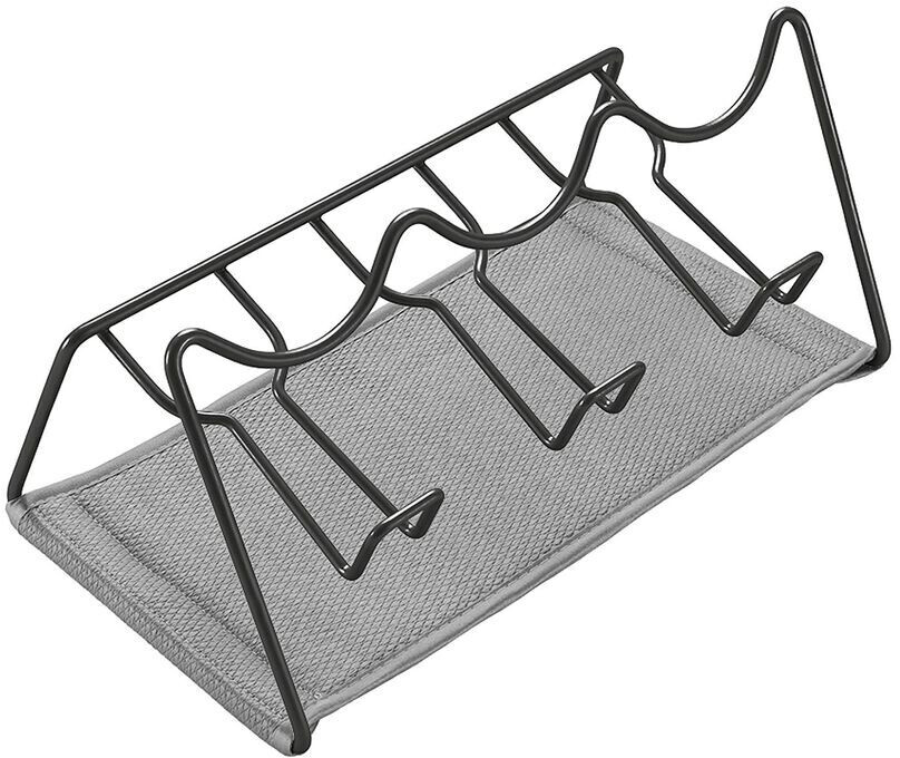 Metaltex Bottle holder Sodatex Lava 321603000, for 3 glass bottles / Sodastream, metal, black