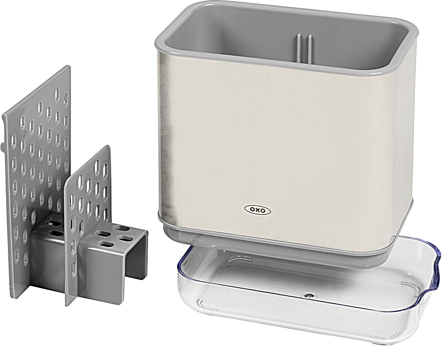 OXO Good Grips Stainless Steel Sink Caddy, Gray