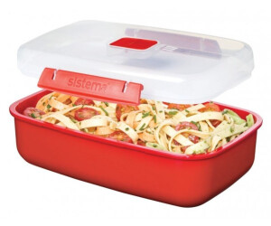 Sistema Microwave dishes 1114, red plastic, bowl, 1.25 litres a € 4,99  (oggi)