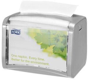 Tork Napkin dispenser Xpressnap 272613, N4, table dispenser, light gray, plastic
