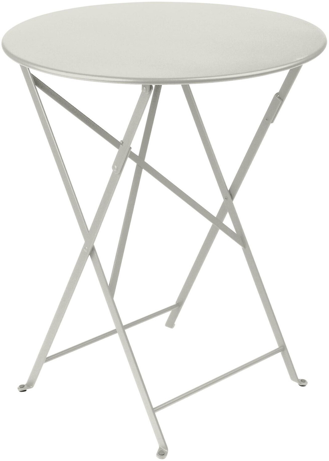 Fermob Table ronde pliante Bistro 60 cm gris argile