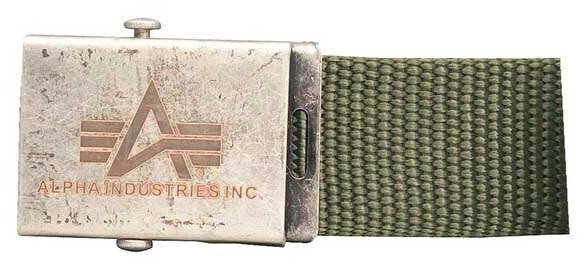 Alpha Industries Heavy Duty 4 cm Belt green (100906)