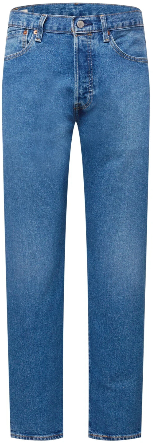 Levi's 501 Original Fit medium indigo worn in
