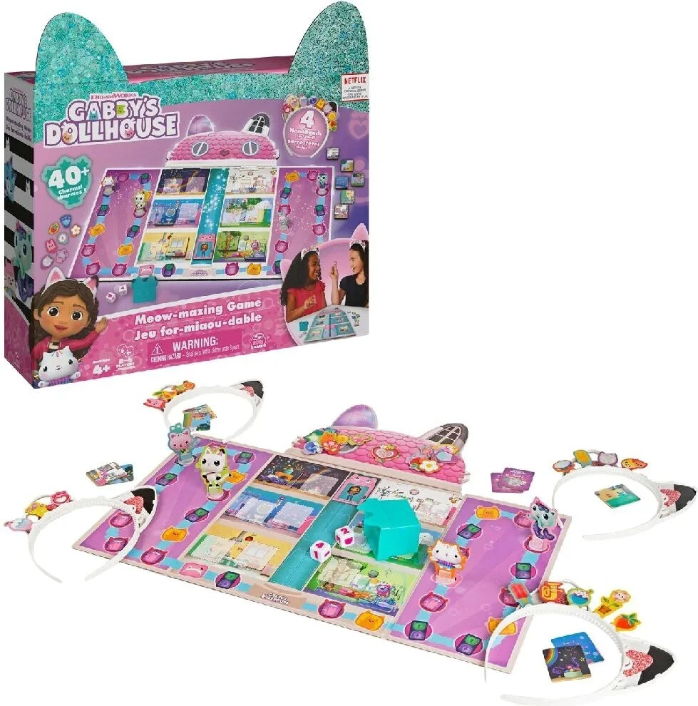 Gabby's Dollhouse Meow-Mazing Game
