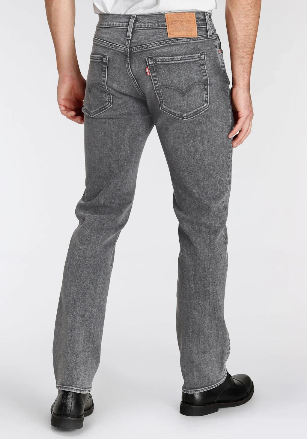 Grey 514 levi sales jeans