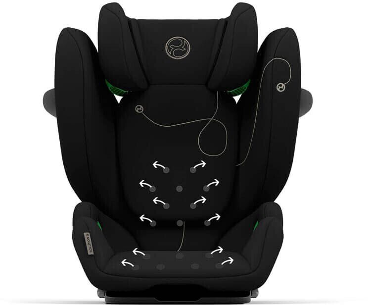 Kaufen Cybex Solution X i-Fix Kindersitz inkl. 3-in-1 Sitzschutz, Pure  Black