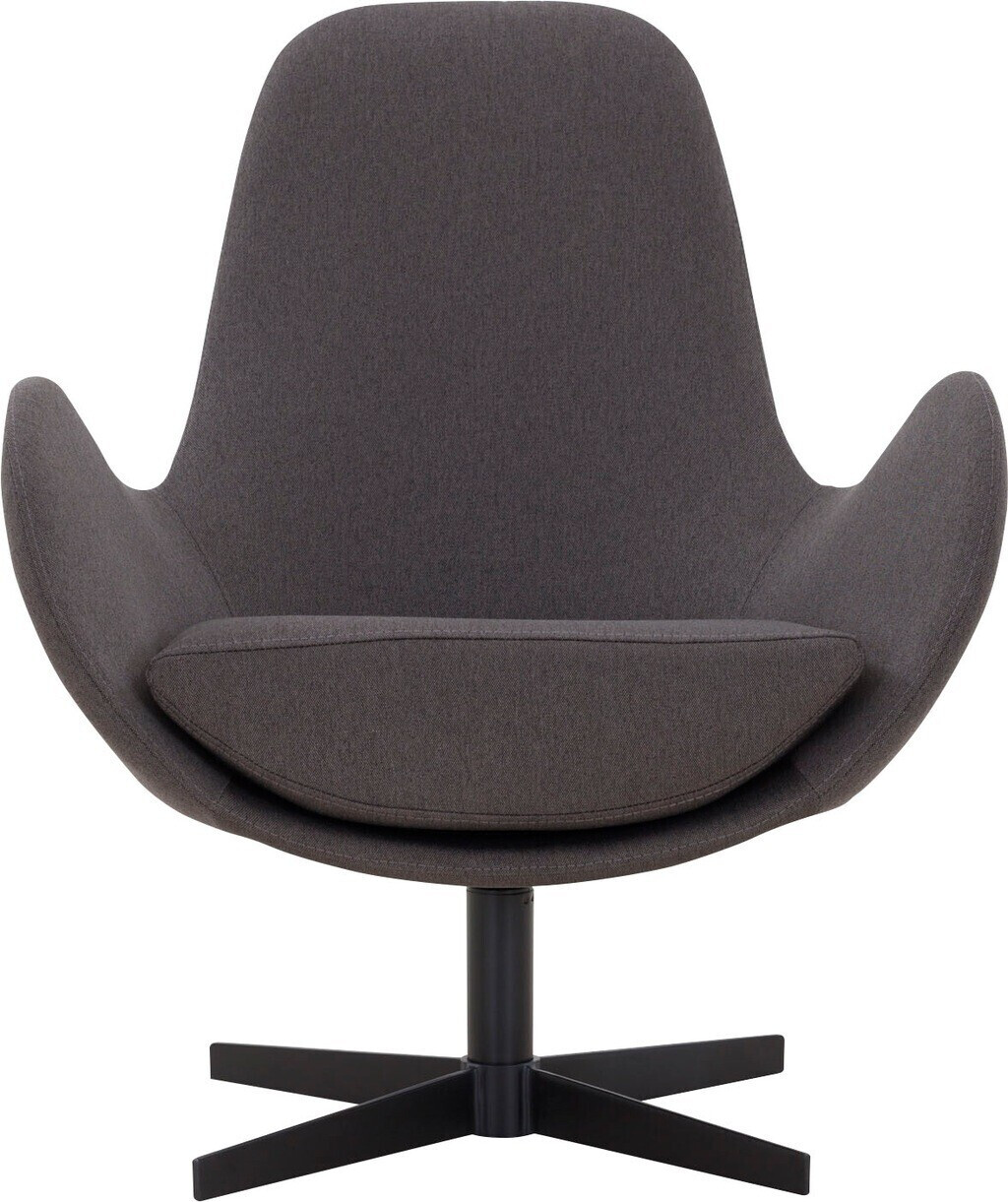 SalesFever Polster-Sessel mit Drehfunktion (395646) € | 72x69x85cm 402,94 Preisvergleich bei dunkelgrau-schwarz Textil/Metall ab