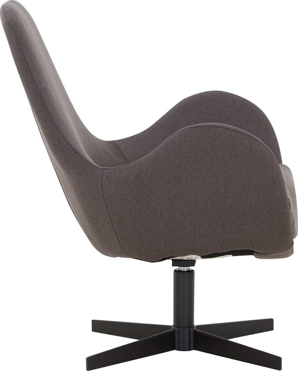 SalesFever Polster-Sessel mit € 402,94 ab Preisvergleich bei Textil/Metall | 72x69x85cm (395646) Drehfunktion dunkelgrau-schwarz