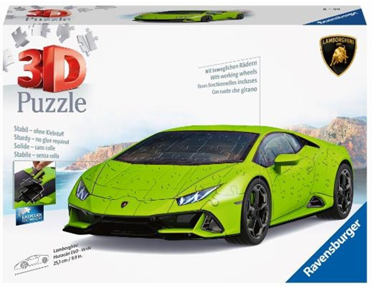 Photos - Jigsaw Puzzle / Mosaic Ravensburger 3D-Puzzle Lamborghini Huracán Evo  gre (108 pcs.)