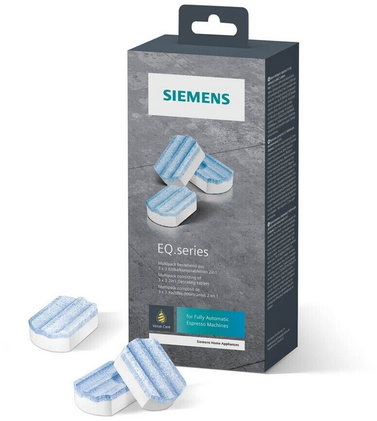 Siemens EQ.series Pflegeset - Entkalker TZ80002 & Reinigungstabletten  TZ80001