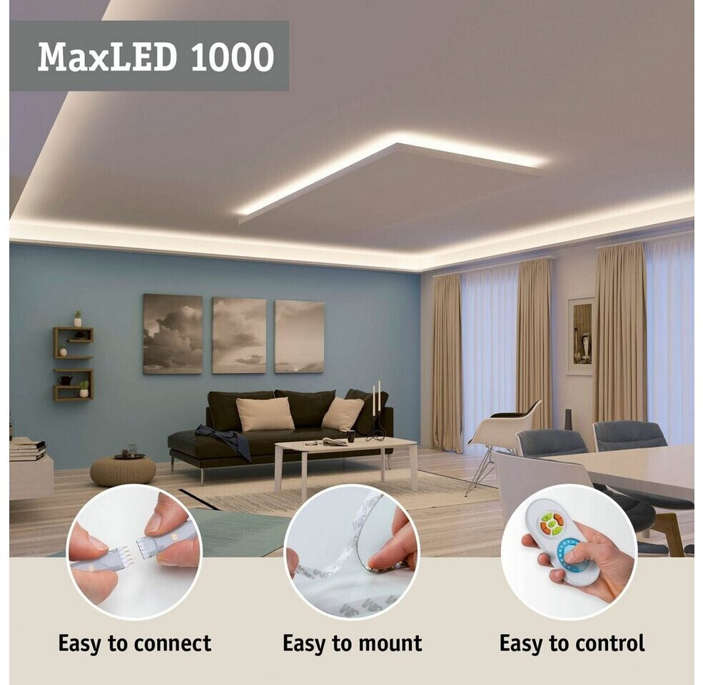 LED Preisvergleich 2,5m € | (71050) 23,65 ab Stripe MaxLED bei Einzelstripe Full-Line COB 1000 Paulmann