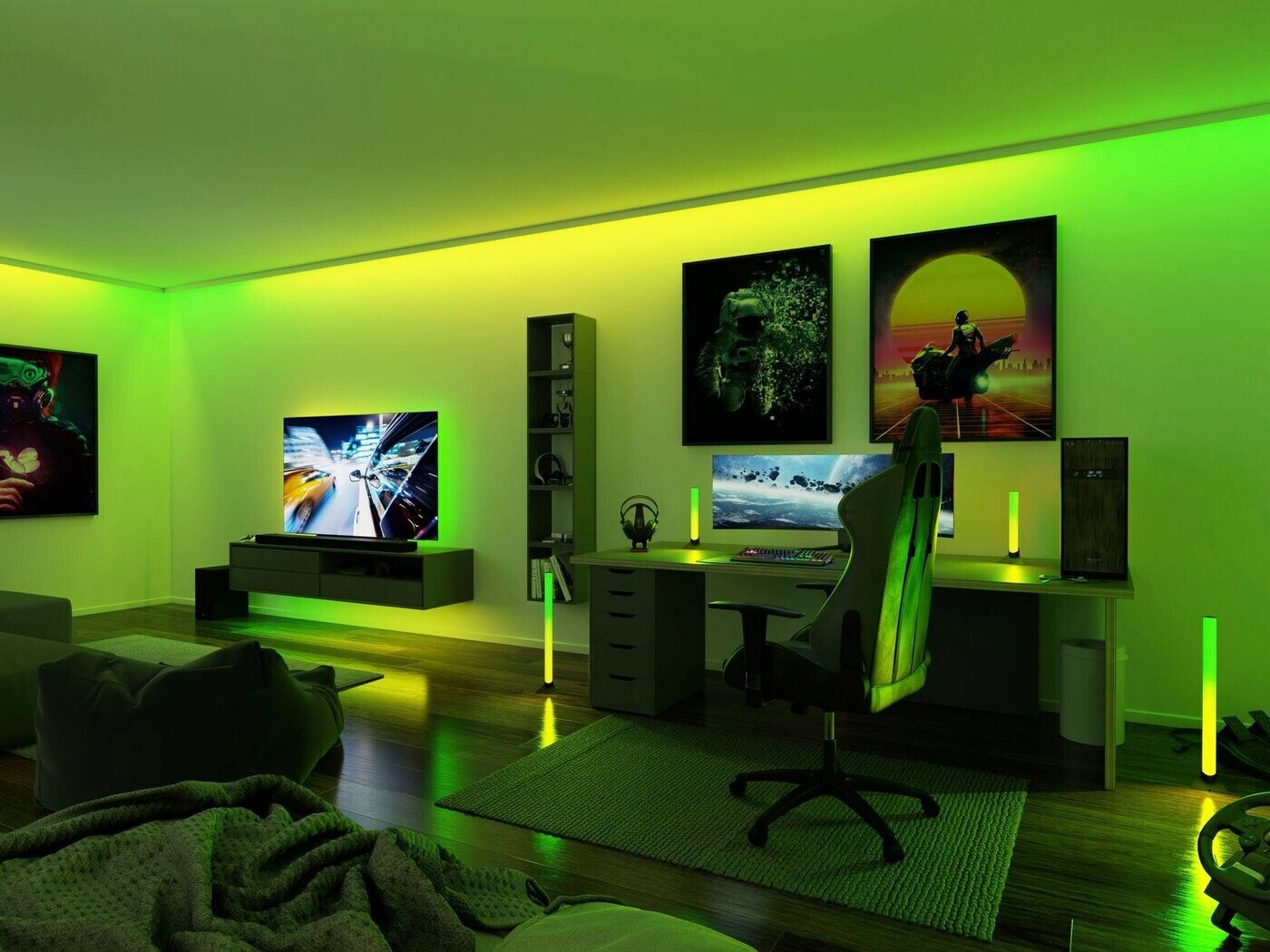 Paulmann EntertainLED USB LED Stripe TV-Beleuchtung 65 Zoll 240cm (78881)  ab 17,45 € | Preisvergleich bei