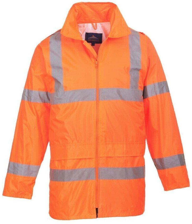 Hi vis rain jacket orange online