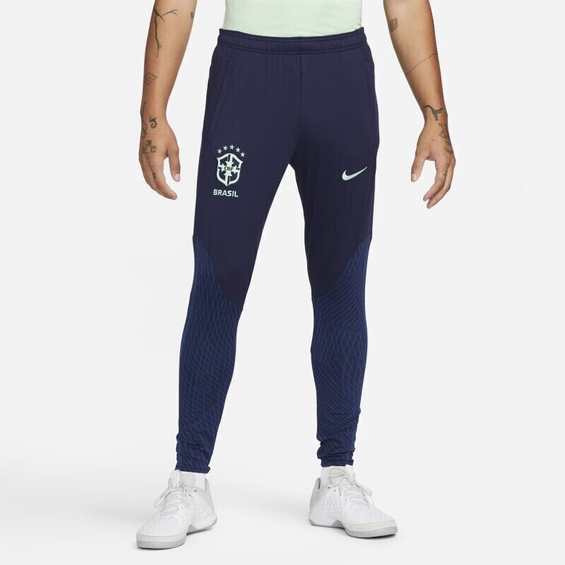 Photos - Football Kit Nike Brasil Strike Dri-FIT Football Trousers  blue (DH6477)