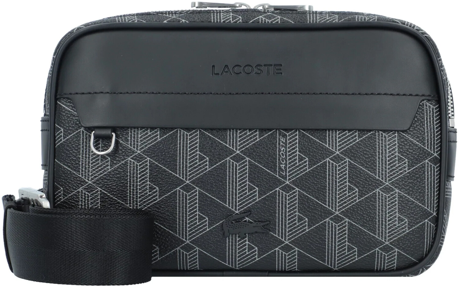Lacoste Men’s The Blend Monogram Print Cross Body Bag - One Size