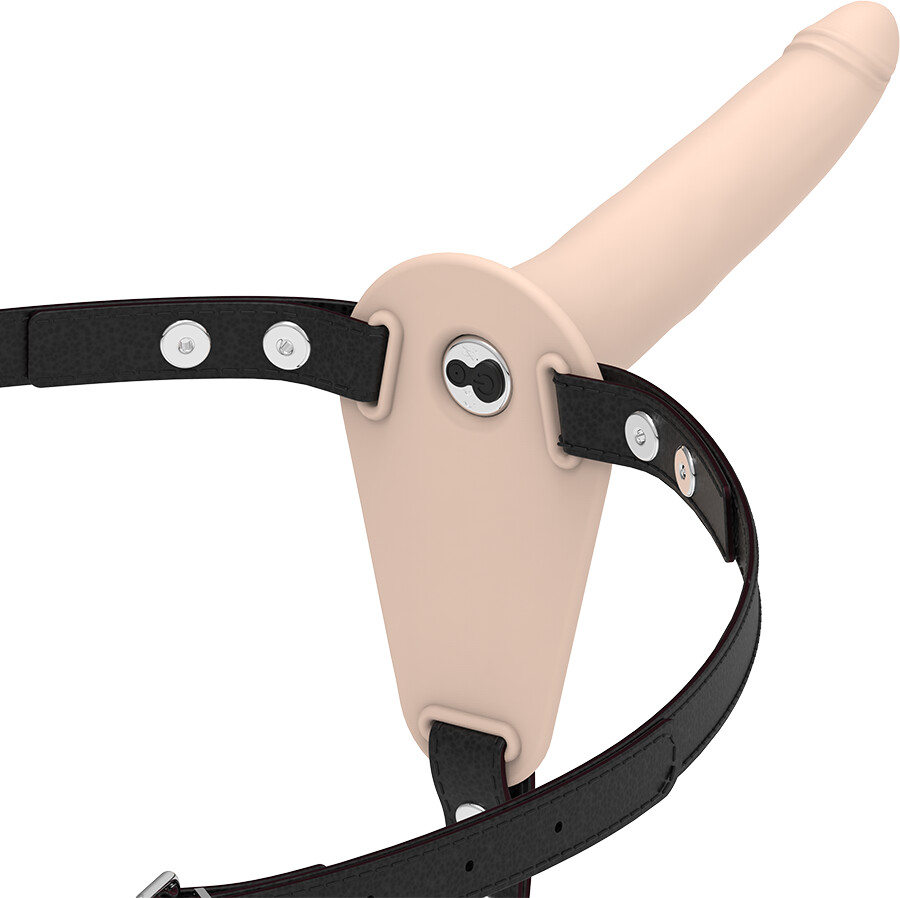 Strap-on Creux Vibrant Avec Billes Fetish Fantasy Series - 27.9 Cm - Multicolore