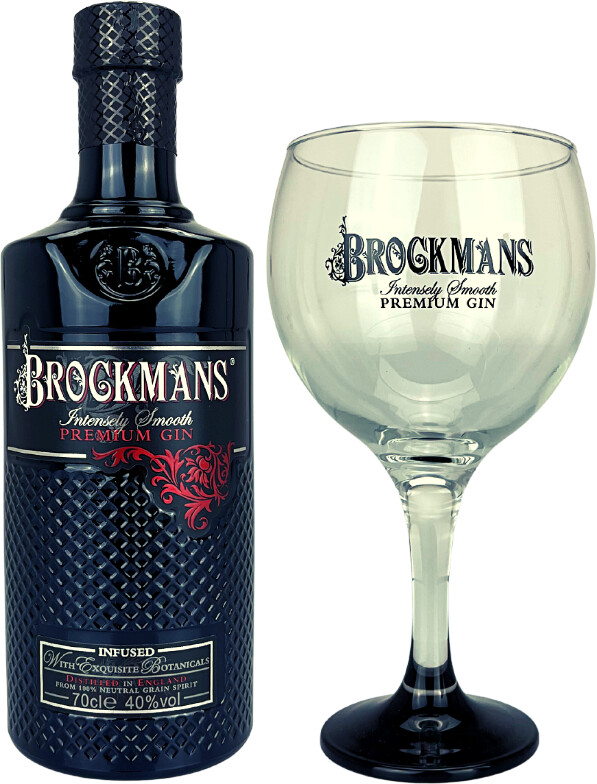 Brockmans Intensely Smooth Premium Gin Geschenkset 28,90 ab 40% bei € Preisvergleich Glas mit | 0,7l