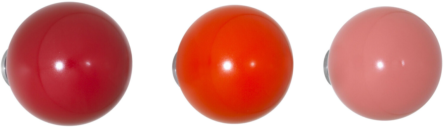Vitra Coat Dots Ø5cm 3pcs red