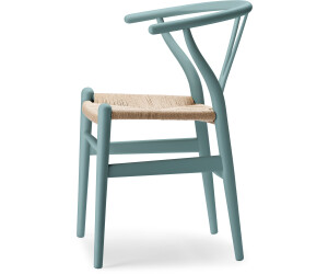 Green hotsell wishbone chair