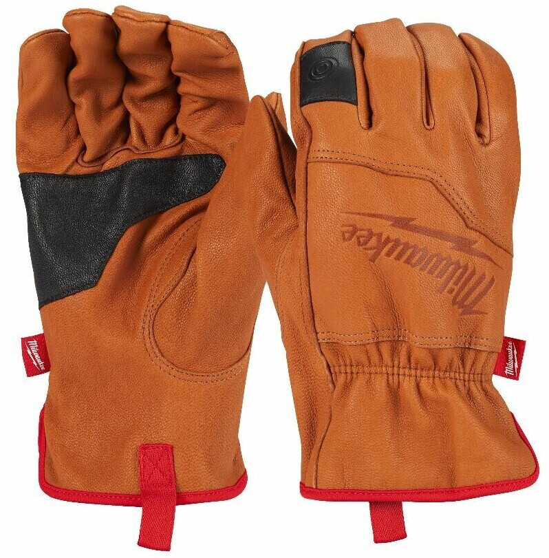 Photos - Safety Equipment Milwaukee Working gloves  brown/black (4932478)