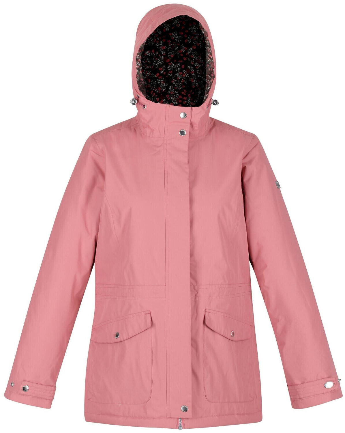 Ladies pink top waterproof jacket