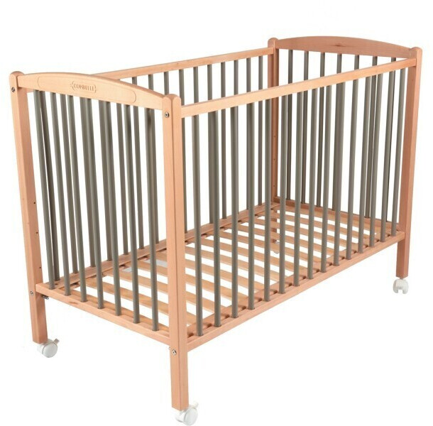 Combelle Lit Arthur 70 x 140 cm gris/naturel