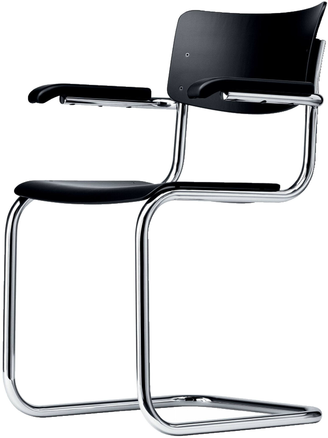 Thonet S 43 F Chrome/Black