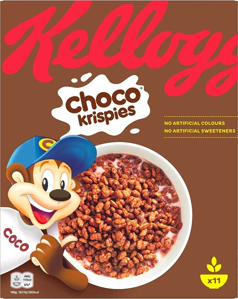 Kelloggs Choco Krispies - Chocos, 330 g - Piccantino Online Shop